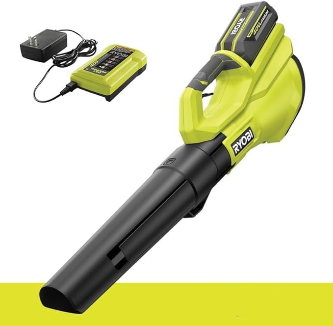 RYOBI 40V 120 MPH 550 CFM Cordless Battery Blower Kit | RY40LB01K