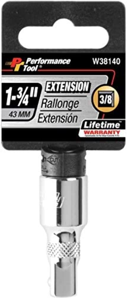 Performance Tool W38140 3/8 in. Drive 1-3/4 in. Extension Bar | Automotive socke