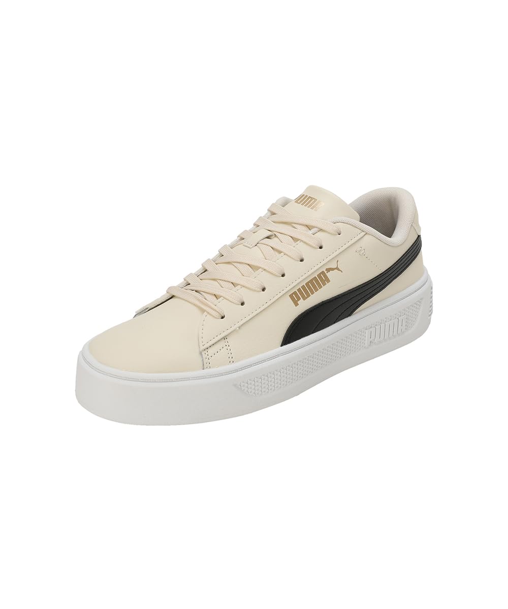 Puma Womens Smash V3 Platform Lace Up Sneakers Shoes Casual