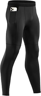 Niksa 2 Pieces Men's Sports Leggings Tights Running Fitness Compression Pants