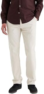 Dockers Classic Fit Workday Khaki Smart 360 Flex Pants (Standard And Big & Tall) Casual Men's Pants, Sahara Khaki, 33W / 36L