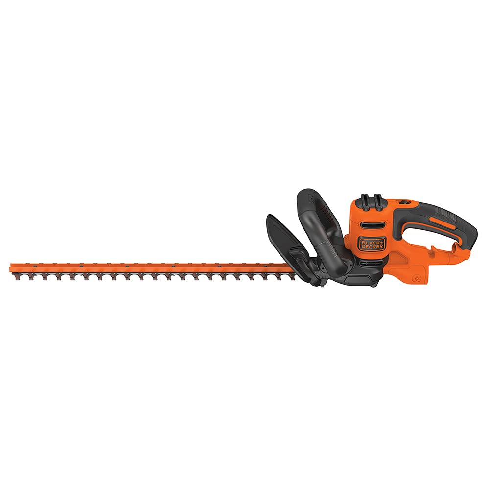 BLACK+DECKER 22" Electric Hedge Trimmer, Lightweight 4.0 Amp Corded Dual Action 