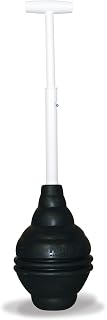 Korky BeehiveMAX Heavy Duty Toilet Plunger - Seals All Bowl Shapes - 96-8A | Most powerful plunger. Patented Beehive-shaped design creates a tight seal in all toilet bowl shapes.