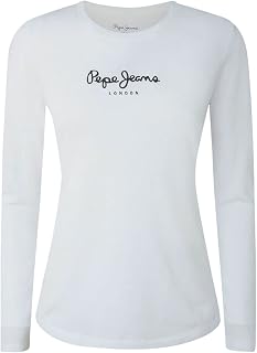 Pepe Jeans New Virginia Women's Slim Fit Long Sleeve T-Shirt
