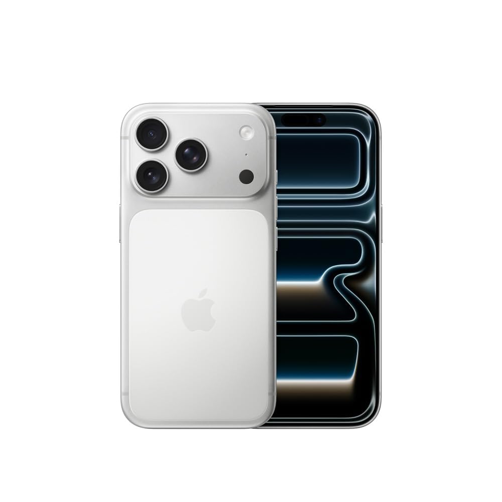 Apple iPhone 17 Pro, US Version, 256GB, eSIM, Silver- Unlocked (Renewed Premium)