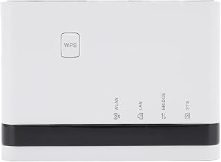 Wireless Print Server for Sharing USB Printers, 10/100Mbps LAN Bridge Sharing Wired Wireless Standalone Modes USB 2.0 Print Server Plug and Play (US)