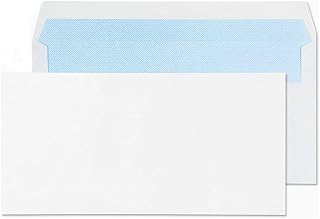 FIRST CHOICE KAYA 25, 50, 100 DL White Mailing Envelopes Self Seal for Posting mailing Home Office and Ecommerce Peel and Seal (100)