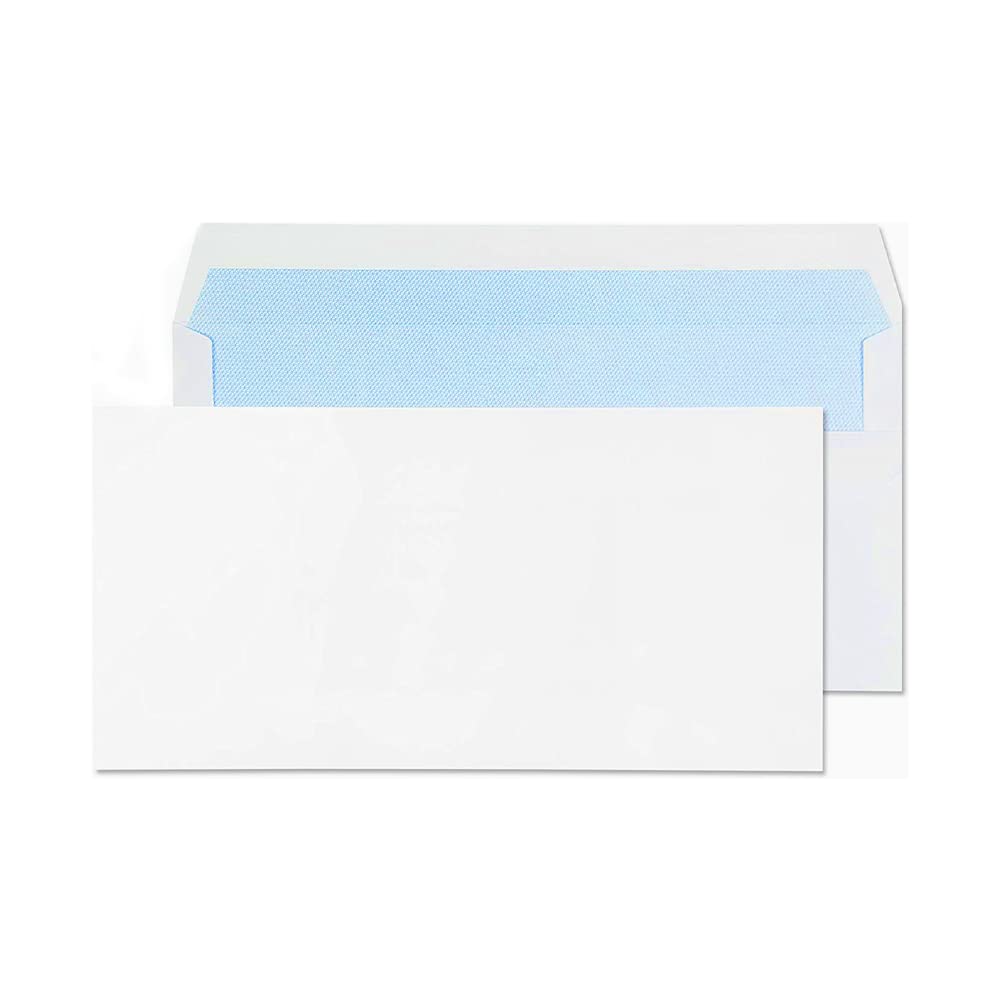 FIRST CHOICE KAYA 25, 50, 100 DL White Mailing Envelopes Self Seal for Posting m