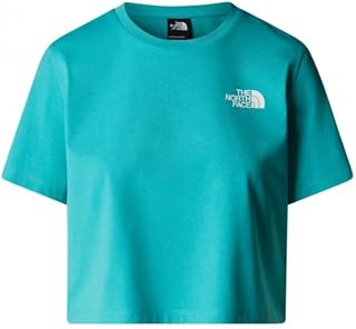 The North Face W Simple Dome Cropped Slim Tee T-Shirt Donna (Pacco da 1)