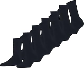 FALKE Women's Happy 6-Pack Socks Breathable Cotton Reinforced Cuffs Extra Soft Smooth Rolled For A Soft Grip On The Leg Suitable For Diabetics Multipack 6 Pairs