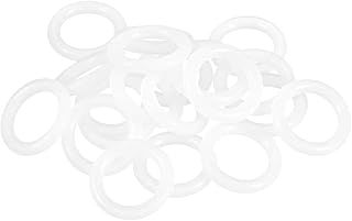Silicone O-Ring, 17mm OD, 11mm ID, 3mm Width, VMQ Seal Rings Gasket, White, Pack of 20