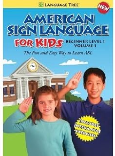 American Sign Language for Kids: Learn ASL Beginner Level 1 Vol. 1 - NEW