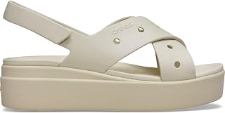 Crocs Brooklyn 4u Cross Strap Sandal Wedge SandalsWomen