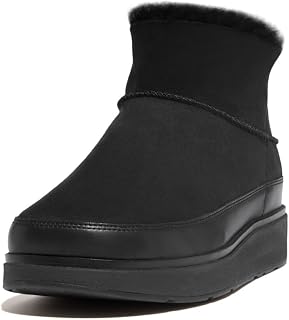 Fitflop Gen-FF Ultra-Mini Double-Faced Shearling Boots, Short Ankle Boots Women
