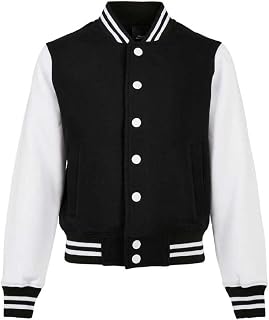 Build Your Brand Organic Kids Sweat College Jacket Chaqueta Unisex niños (Pack de 1)