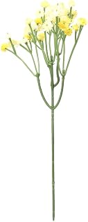 Yellow Artificial Gypsophila Fake Flower Real Touch Silk Floral Wedding Party Home Ornament Perfect for Room Decor