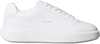 Calvin Klein Women's Sneakers with Moulded Sole Chunky Laceup in Leather
