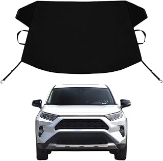 RAV4 Custom Windshield Cover for Ice and Snow for to-yo-ta RAV4 Windshield Snow Cover 600D Shade Blocks Winter Frost Hail Protector Car Accessories