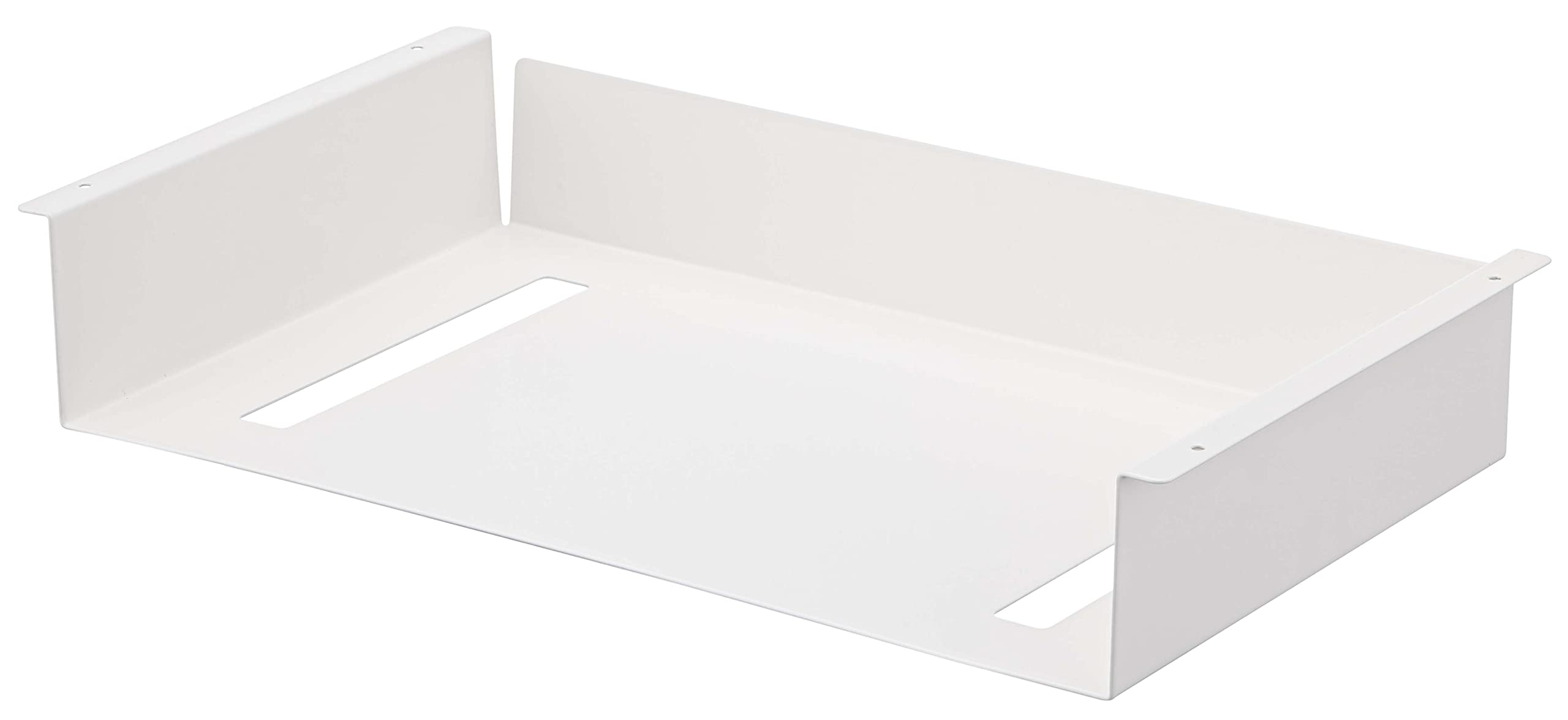 Yamazaki Industries 5481 Under-Table Storage Rack, Tower, White, Approx. W 17.3 