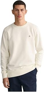 GANT Men's Regular Coat Sweatshirt, Oat Beige