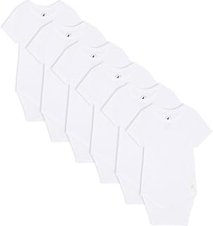 Bramble & Bear Baby Bodysuit Short/Long Sleeve Pack of 3/6 - Unisex Organic Cotton Baby Bodysuit for Babies from 0 to 3 Years
