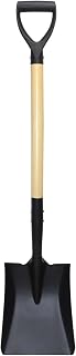Square Shovel, Shovels for Digging with D-Handle, Overall 41-Inch Long Garden Shovel, Transfer Shovel, Snow Shovel for Car, Garden Tools