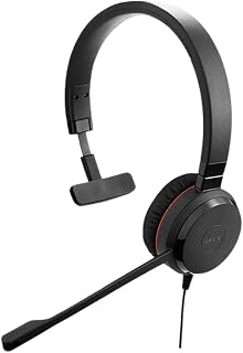 Jabra Corded Evolve 30 II MS Mono USB-A Wired Headset w/Noise-Cancelling Mic (Renewed)