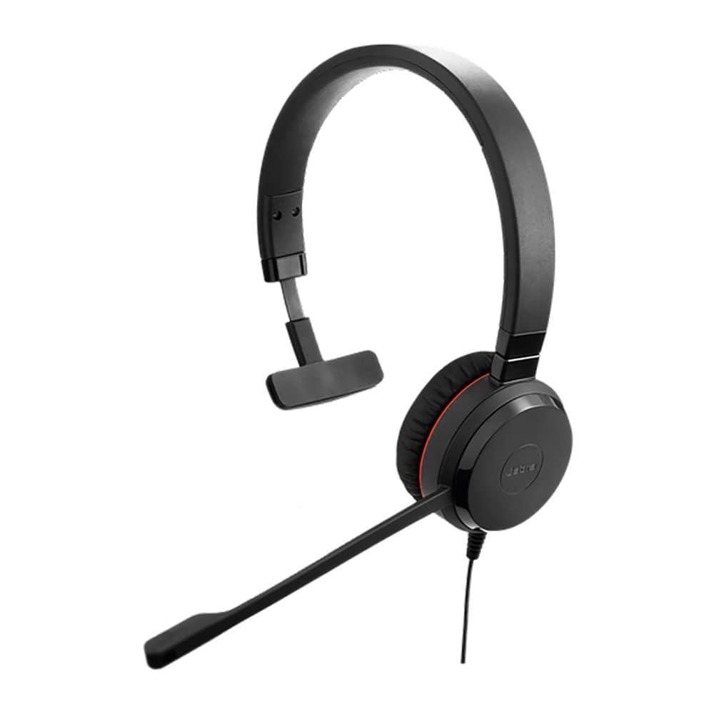Jabra Corded Evolve 30 II MS Mono USB-A Wired Headset w/Noise-Cancelling Mic (Re