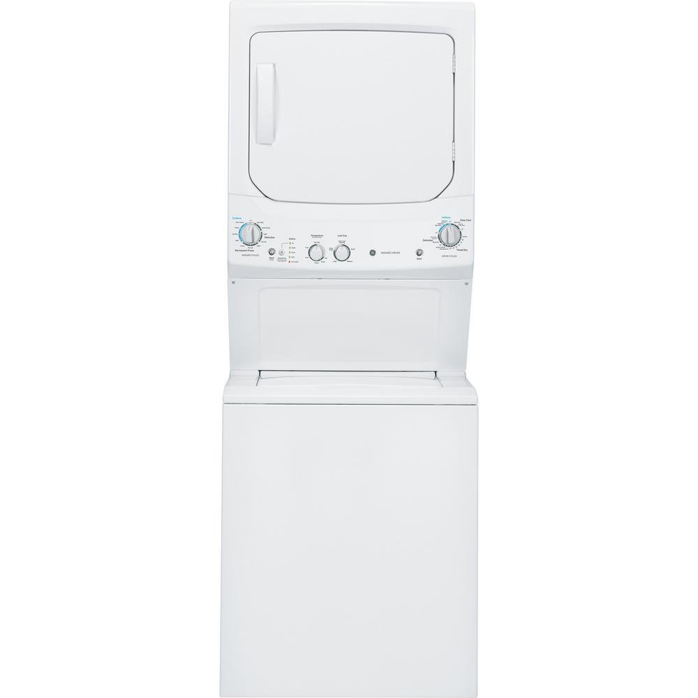 GE GUD27ESSMWW Unitized Spacemaker 3.8 Washer with Stainless Steel Basket and 5.