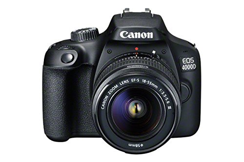 Canon EOS 4000D DSLR Camera and EF-S 18-55 mm f/3.5-5.6 III Lens - Black (Renewe