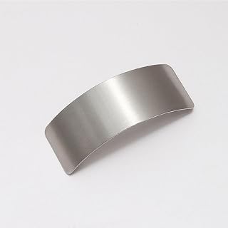 French Barrette for Women Thin Thick Hair Ponytail Clip Half Up Hair Clip French Hair Clip (Silver)