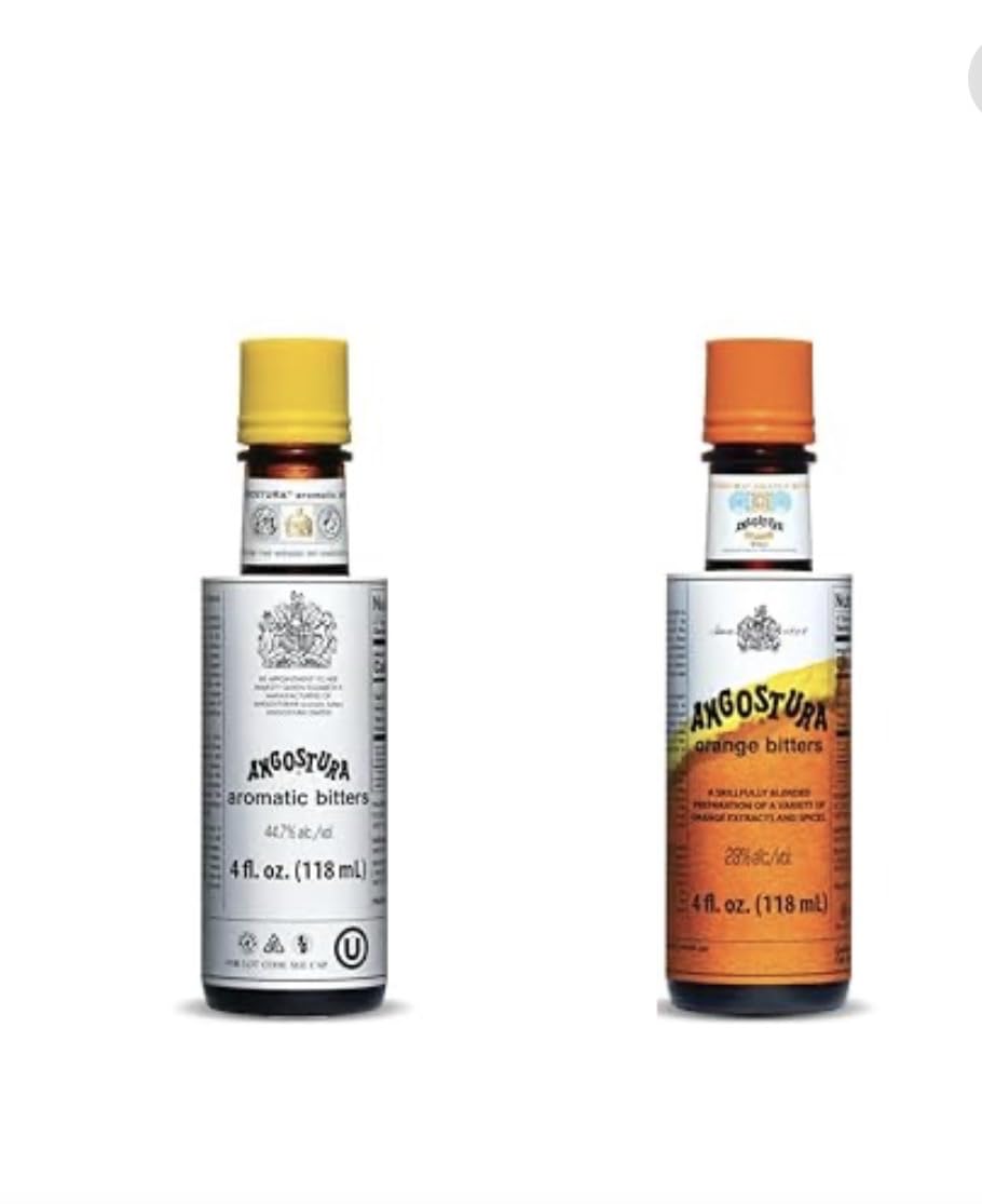 Kingston: Angostura Bitters Original and Orange Bitters (Combo- Pack) - 4oz Bott
