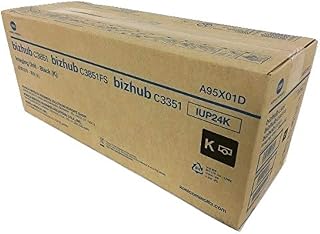 TTCopier Genuine OEM Konica Minolta IUP24K (A95X01D) Imaging Unit, Black 60K Yield Bizhub C3351 C3851FS…