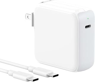 Charger for MacBook Air MacBook Pro 13 14 15 16 inch 2025 2024 2023 2022 2021 2020, M1 M2 M3 M4 Laptop 70W USB C Power Adapter, iPad, LED, 6.6FT USB-C Cable, Charging as Fast as Original Quality