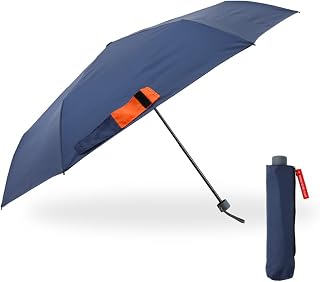 Ogawa 57450 Men's Rain Umbrella, Windproof MA-1, Military, Navy, Easy to Store Storage Case, Ribs, 22.8 inches (58 cm), Diameter, 42.1 inches (107 cm), Lightweight, Durable Fiberglass Ribs, Hand Open, Gift