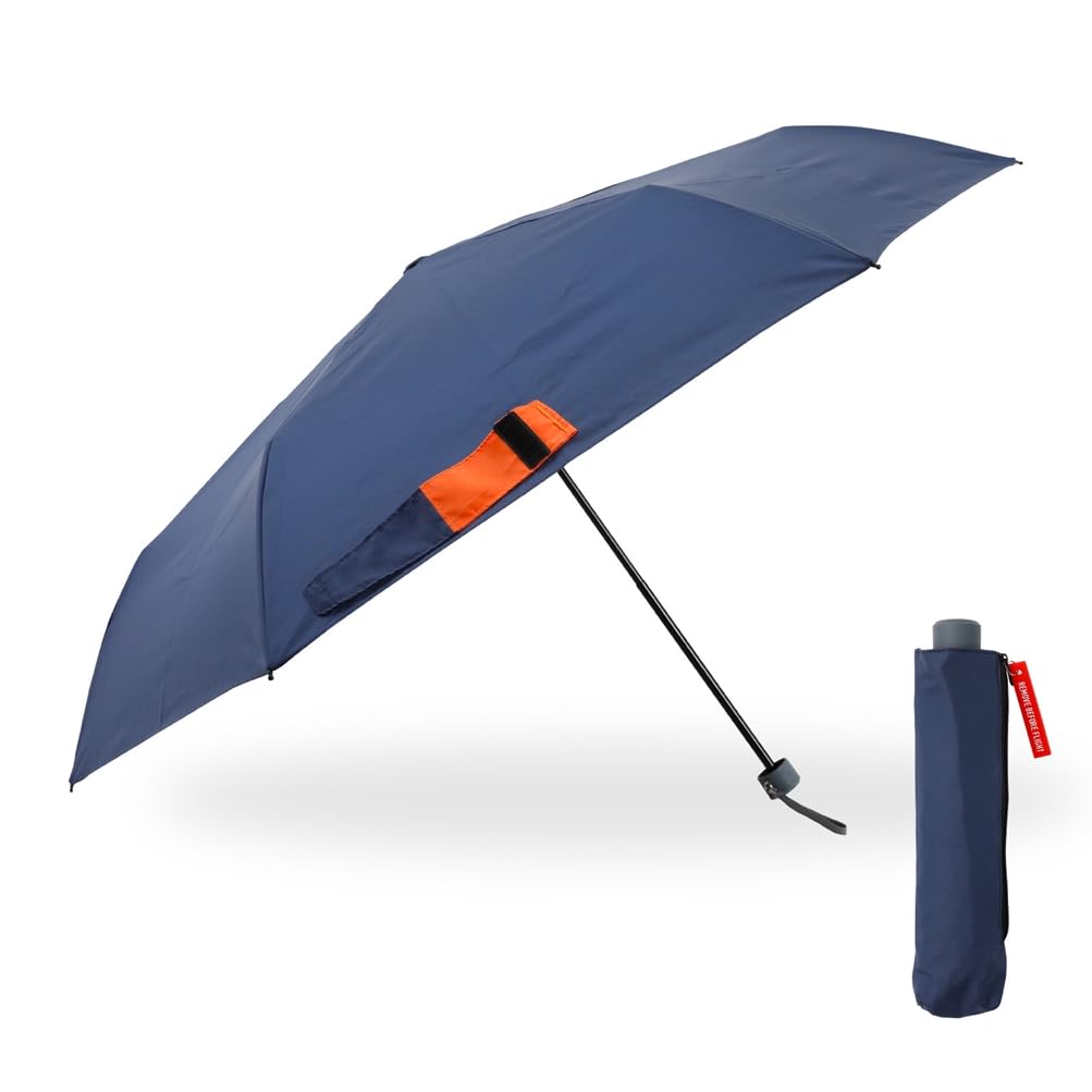 Ogawa 57450 Men's Rain Umbrella, Windproof MA-1, Military, Navy, Easy to Store S