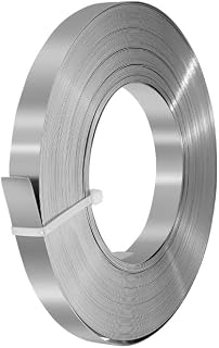 Mefape Stainless Steel Strapping Band Coil, 304 Grade, 1/2 in x 95 ft, Silver, Part # JBVG73