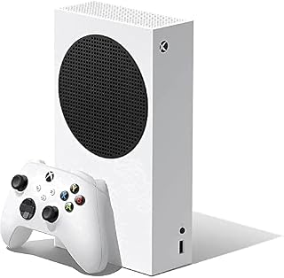 Microsoft Series S 512 GB All-Digital Console (Disc-Free Gaming) with HDMI Cable Controller Bundle | White | Include：Xbox Wireless Controller White, Xbox Series S Console (Renewed)