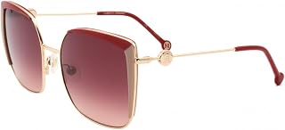 Carolina Herrera HER 0111/S ローズゴールド レッド/レッド シェード 57/20/145 レディース サングラス、レッドベージュ、57/145/20, レッドベージュ。, 57/145/20