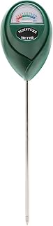 Soil Moisture Meter, Accurate Plant Water Monitor for Garden Pots, No Batteries Required, Fast Sensing, Freestanding, Dark Green