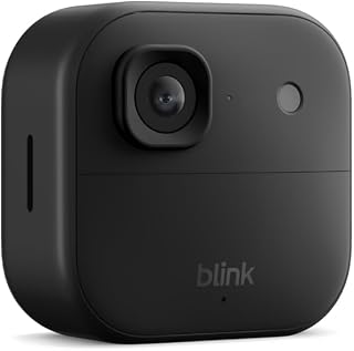 Blink Outdoor Camera 2K+ (newest gen) — Wireless smart security camera, 2K video resolution, enhanced audio, up to two-year battery. Required Sync Module not included — Add-on camera only, Black