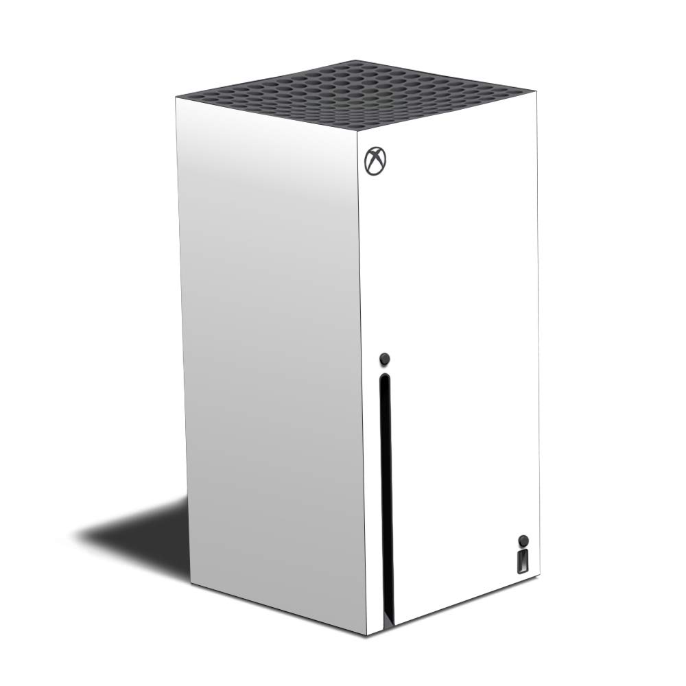 MightySkins Skin Compatible with Xbox Series X - Solid White | Protective, Durab