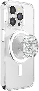 PopSockets Phone Grip for MagSafe, Magnetic Holder- Morgana Chrome
