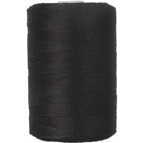 ThreadArt Cotton Quilting Thread, 1000M 50/3, Black | Long staple cotton thread 