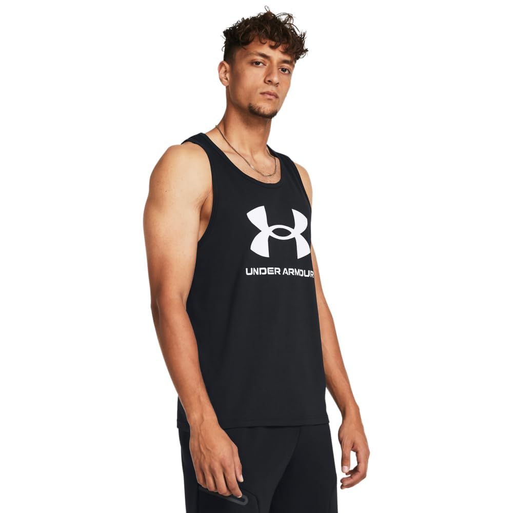Under Armour Mens Sportstyle Logo Tank Top