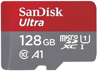SanDisk Ultra 128GB microSDXC UHS-I Card for Chromebook with SD Adapter and | UHS-I, Full HD, C10, U1, A1, Works with Chromebook, Charge apps faster, adapter included
