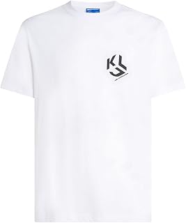 KARL LAGERFELD JEANS, Mens Regular Short Sleeve Monogram Logo T Shirt Regular Fit