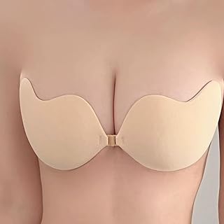 1 x Women Invisible Push Up Bra Backless Reusable Silicone Self Adhesive Strapless Bralette Underwear