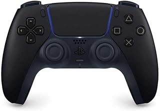 Playstation Sony, Manette 5 Officielle DualSense, Sans Fil, avec Retour Haptique & Gâchettes Adaptatives, Micro Intégré, Batterie Rechargeable, Compatible PS5/PC, Couleur : Midnight Black
