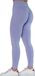 AUROLA Workout Leggings for Women Seamless Scrunch Tights Tummy Control Gym Fitness Girls Sports Active Yoga Pants